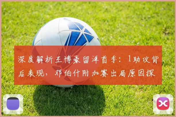 深度解析王博豪留洋首季:1助攻背后表现,邓伯什附加赛出局原因探析